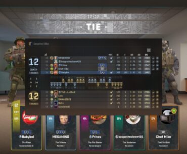 Most flash bangs in a comp!