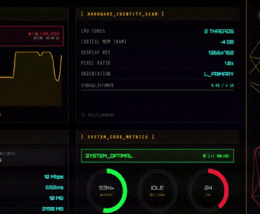 I made a cyberpunk system monitor