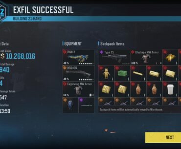Hit $10 million with a Legendary backpack and zero Ultras.