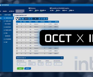 OCCT adds built-in Intel CPU tuning, starting with Xeon 600 Granite Rapids