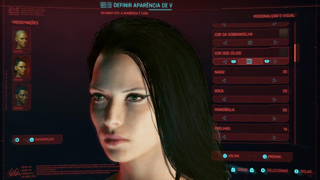 My try make a Asian V without mods