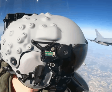 Eurofighter pilot's helmet