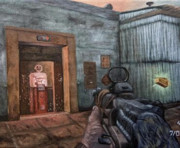 My Painting of Die Rise