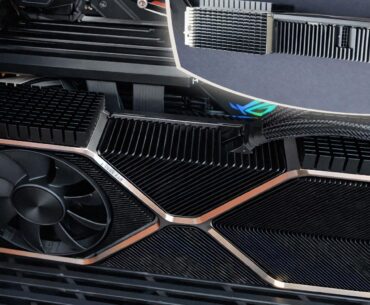 Never released GeForce RTX 3080 Ti 20GB sample hits 550W+ after shunt mod and custom heatsinks