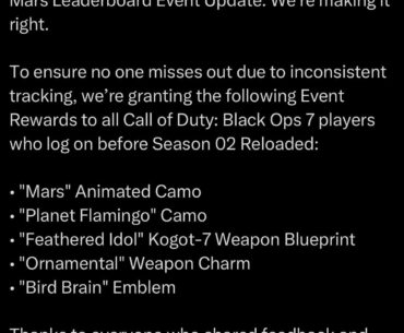 Everyone Will Be Getting The Mars Leaderboard Rewards