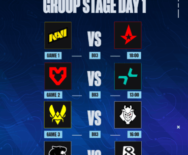 PGL Cluj-Napoca 2026 - Day 1 Schedule