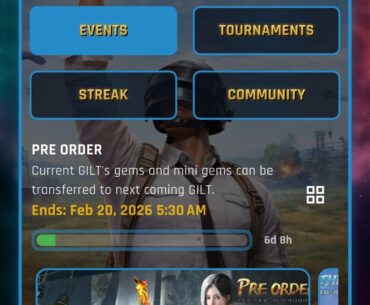 PRE ORDER is Live, don't forget to exchange ur gems.