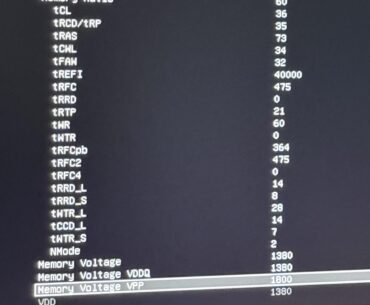 Experiencing CTD and restart at default setting&timing (ram)24*2