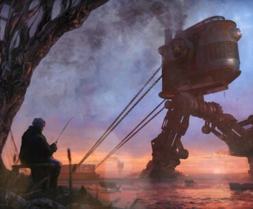 New Haulers on the Volga. A tribute to Repin’s classic, where machines take the burden so we can finally rest. [OC]