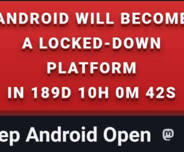 If you think that you should be able to install anything onto your PC, what about your phone ? Or you prefer using iAndroid.