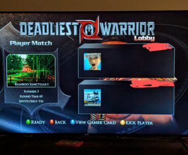 The servers are still up for the 2010 Deadliest Warriors game