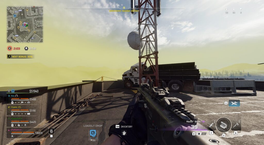 Officially the highest a land vehicle has ever been in Warzone