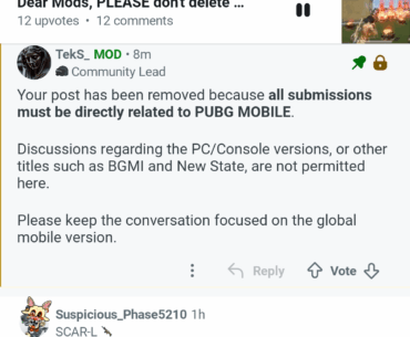 Reposting since the devs removed the post even after I explained the scenario