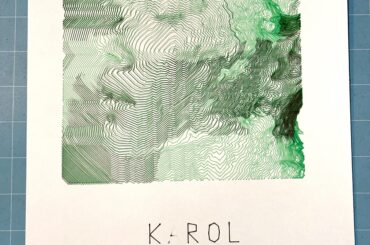 K-ROL Glitched pen plot.