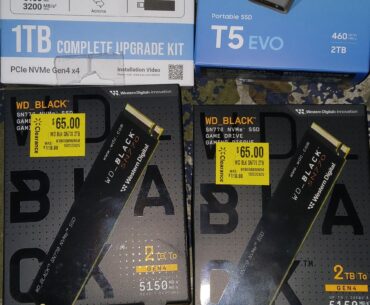 Lucky Walmart SSD haul...