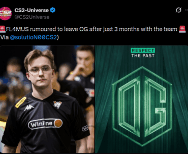 FL4MUS rumoured to leave OG after just 3 months with the team