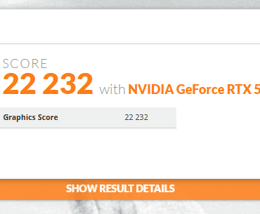22,232 port royal 5070ti + 5700x
