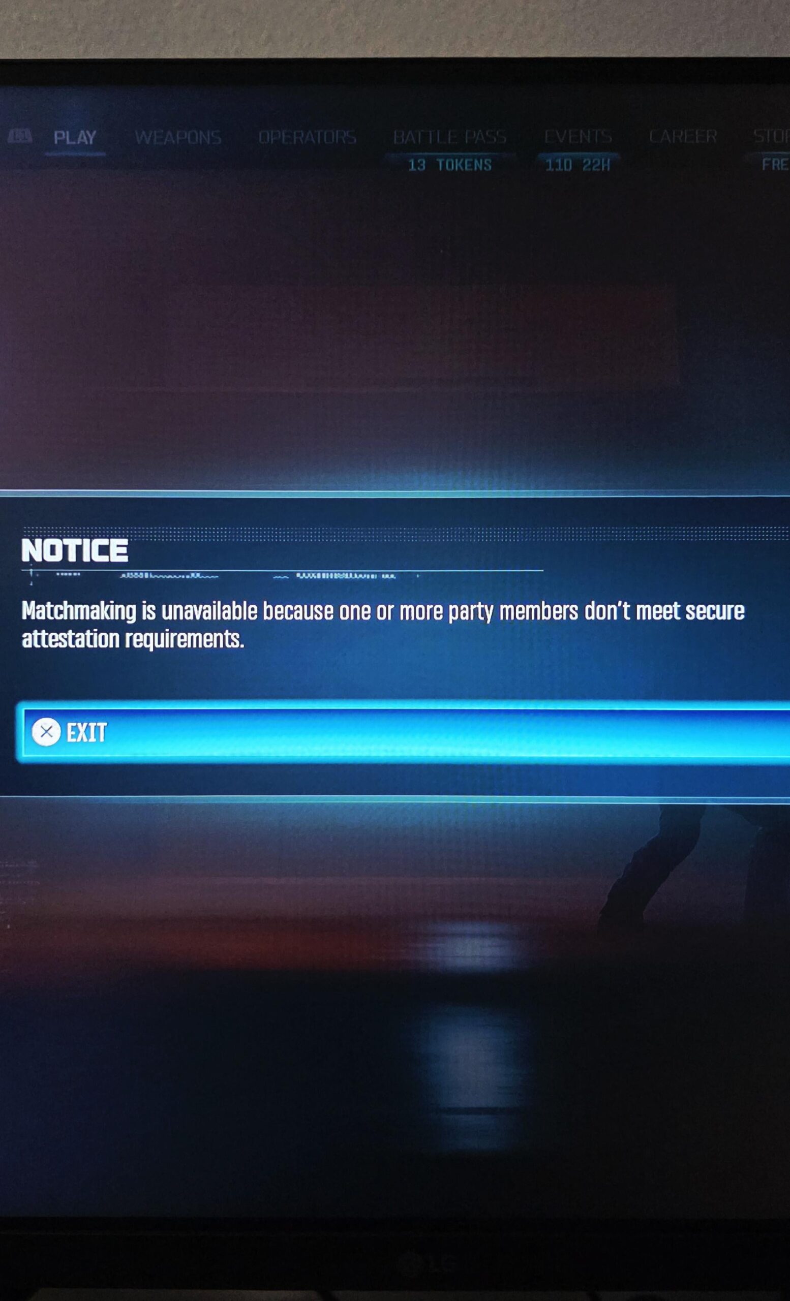 Matchmaking unavailable don’t meet attestation requirement – WZ Ranked – MSI laptop GE78 Matchmaking unavailable don't meet attestation requirement - WZ Ranked - MSI laptop GE78