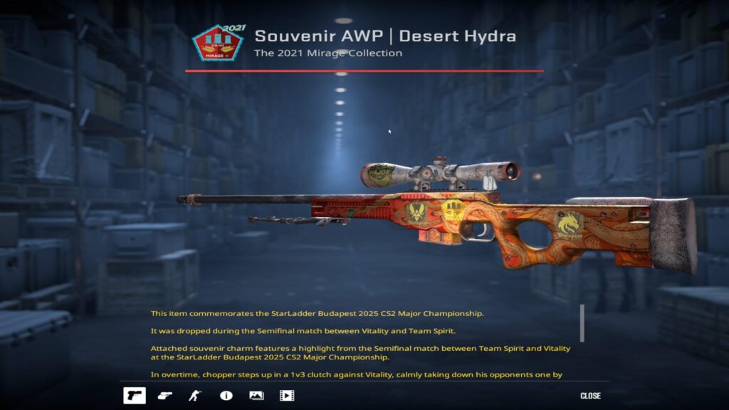 I opened a Souvenir Desert Hydra