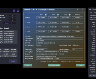 T-Force Xtreem CUDIMM on X870E Hero at custom CL34 8000MT/s