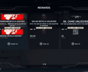 Warzone Optics Mastery acquired.