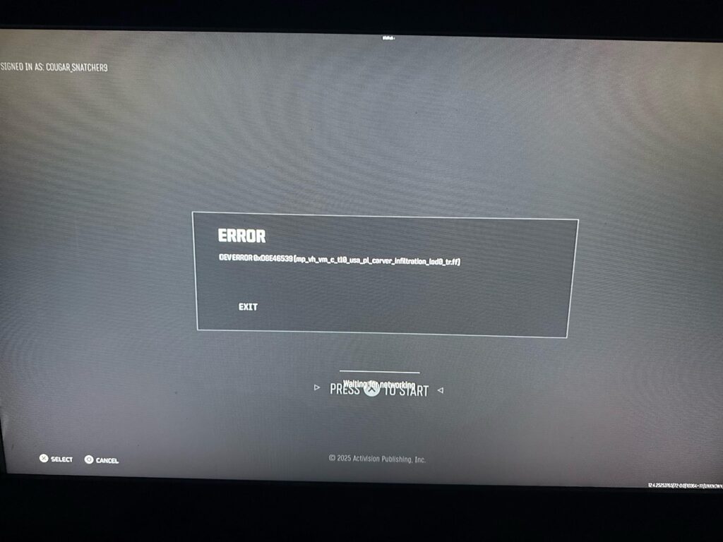 Just brought ps plus to play bo6..any reason why it’s acting like this?