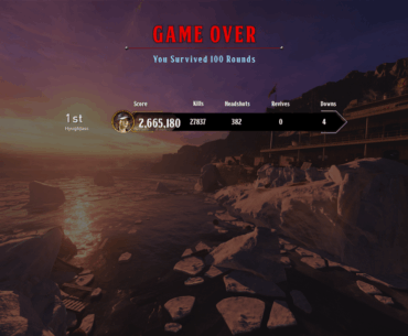 First Round 100!
