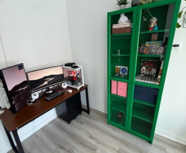 Just moved to my new place. But I really wanted to set up my display case and pc before anything else.