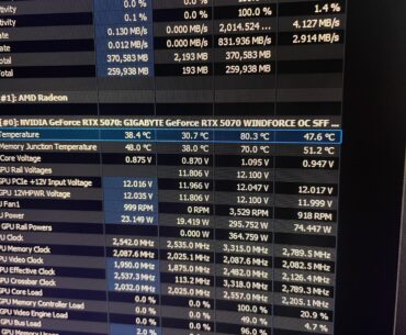 are gpu temperatures in high 70’s to 80’s ok?