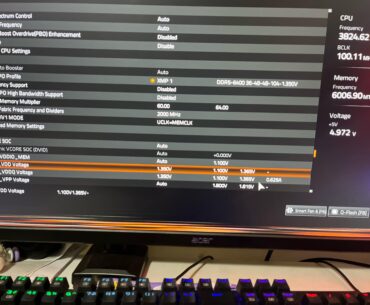 Extra Voltage values after gigabyte bios update