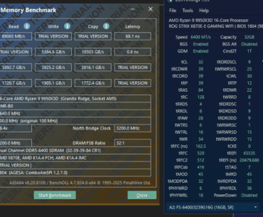 32gb 6400 Cl32 - M-Die Tuning I have a 9950x3d