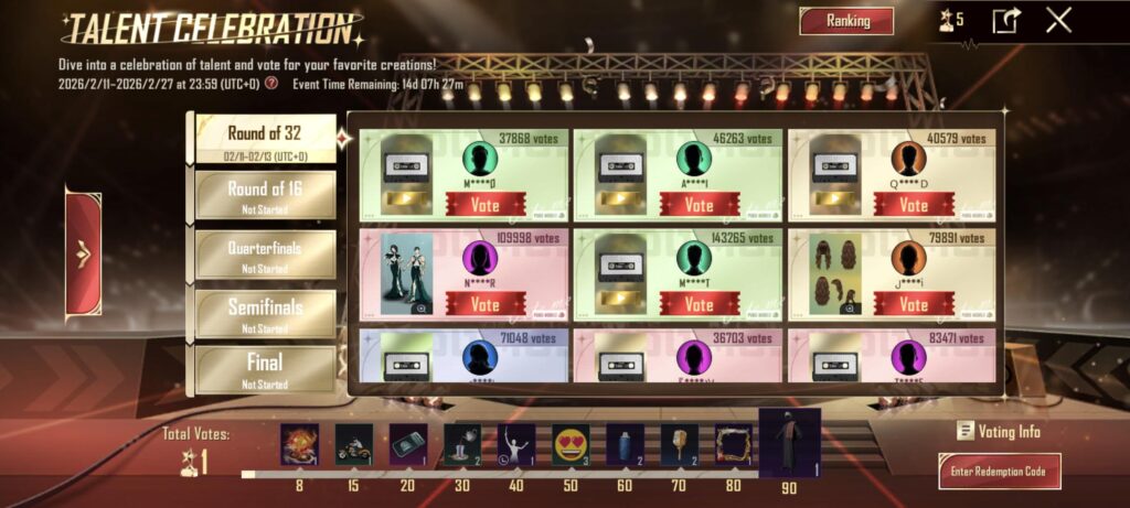 Someone have the codes for this event?