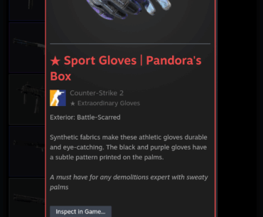 Pandoras for trade BS 0.492