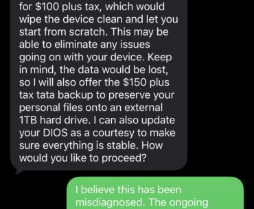 Believe Im getting scammed by a repair shop