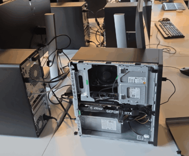 My campus pcs have graphics cards but they're using the cpu integrated graphics