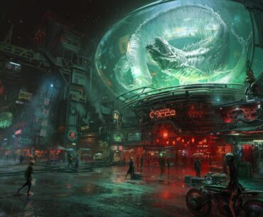 Cyberpunk City by Chenxi Kang