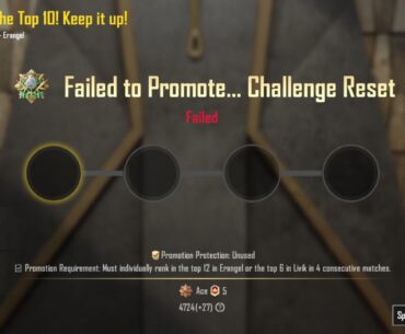 Pubg promotion to ace master problem