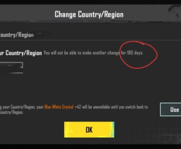 region change
