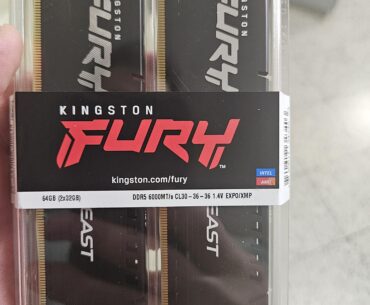 Help me out with my Kingstone 64GB 6000Mhz CL30