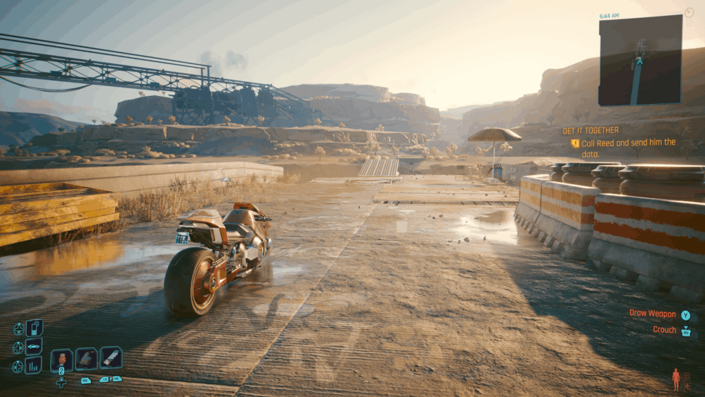 I cannot express my disappointment when the game forcibly stopped my motorcycle before this sweet jump