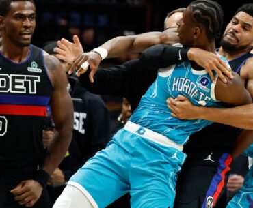 Stewart suspended 7 games and 3 other players are penalized for fighting in Pistons-Hornets game