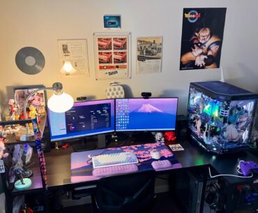 My updated Battlestation: Work + Play + Leisure
