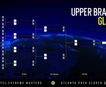 The bracket for the closed qualifier for IEM Atlanta 2026 has been determined.
