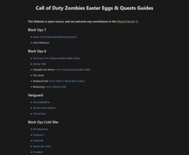 How YOU can learn to do every COD Zombies Easter Egg ever*
