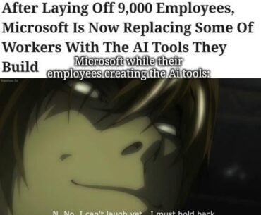 Microsoft took our jobs