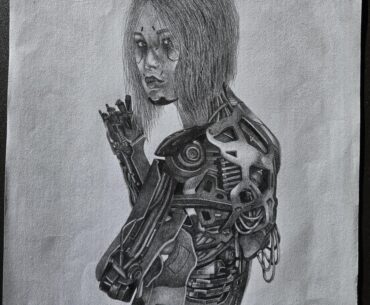 I drew So Mi's cyberware