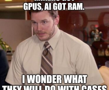 Maybe they'll use them to build castles of cases?