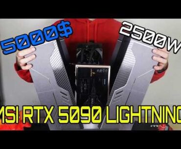 Unboxing of MSI 5090 Lightning