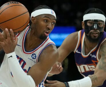 Embiid scores 33, Maxey adds 29 and the 76ers beat the Suns 109-103 for 6th win in 7 games