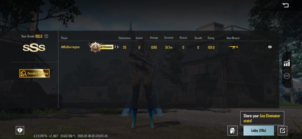 My new record of Elimination 😮‍💨